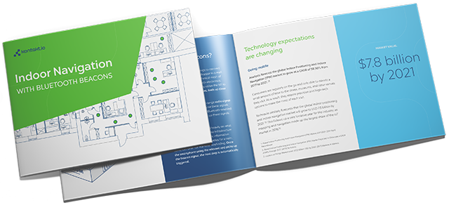 Indoor Navigation with Bluetooth tags and beacons