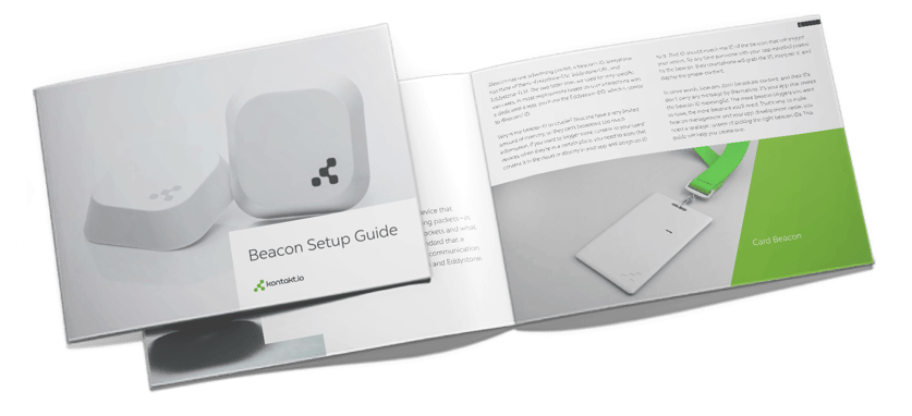 Beacons’ Proximity UUID, Major, Minor, Transmission Power, and Interval